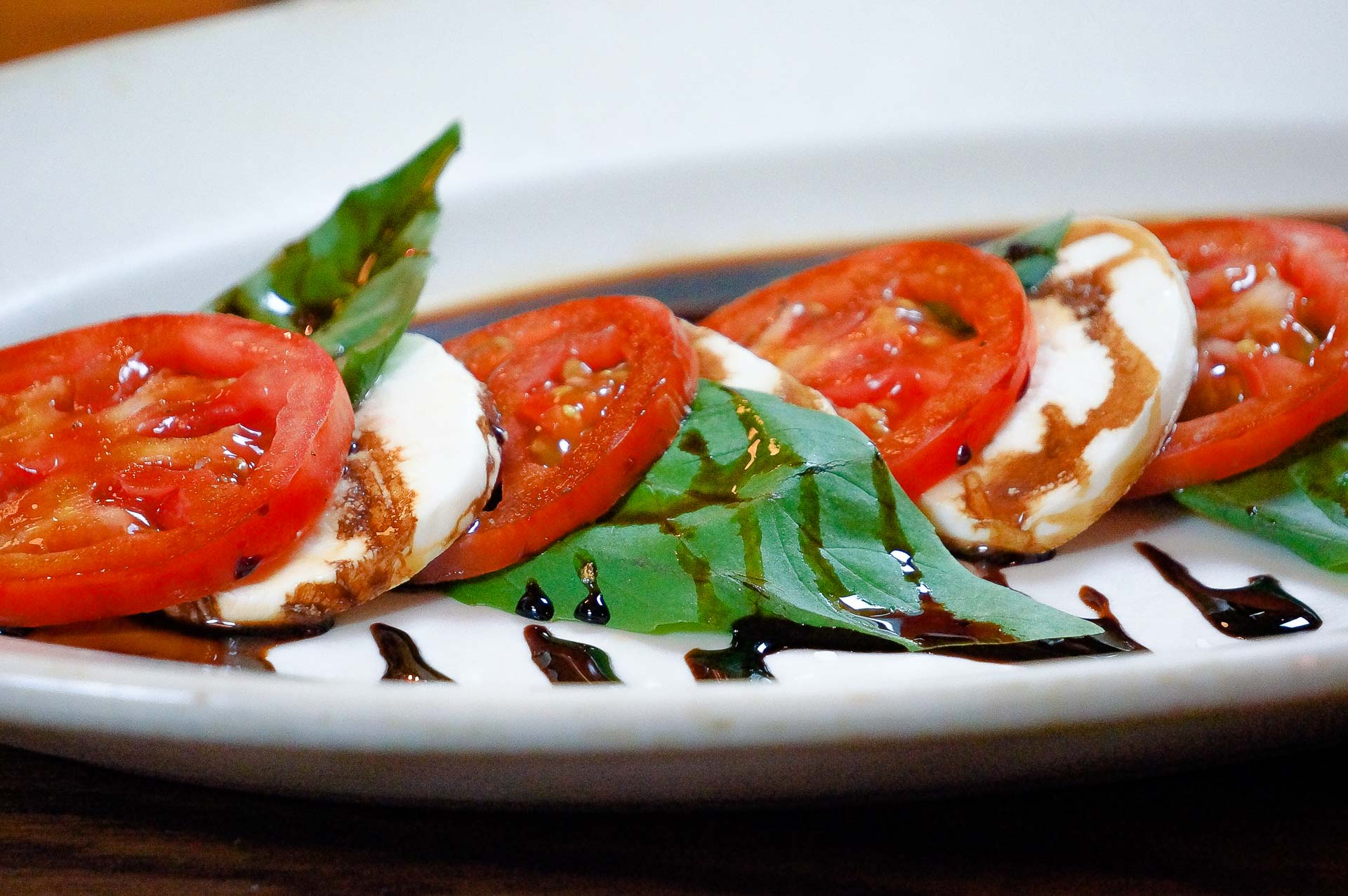 Caprese - Large or Small, Tomatoes, fresh mozzarella, basil leaves, and ...